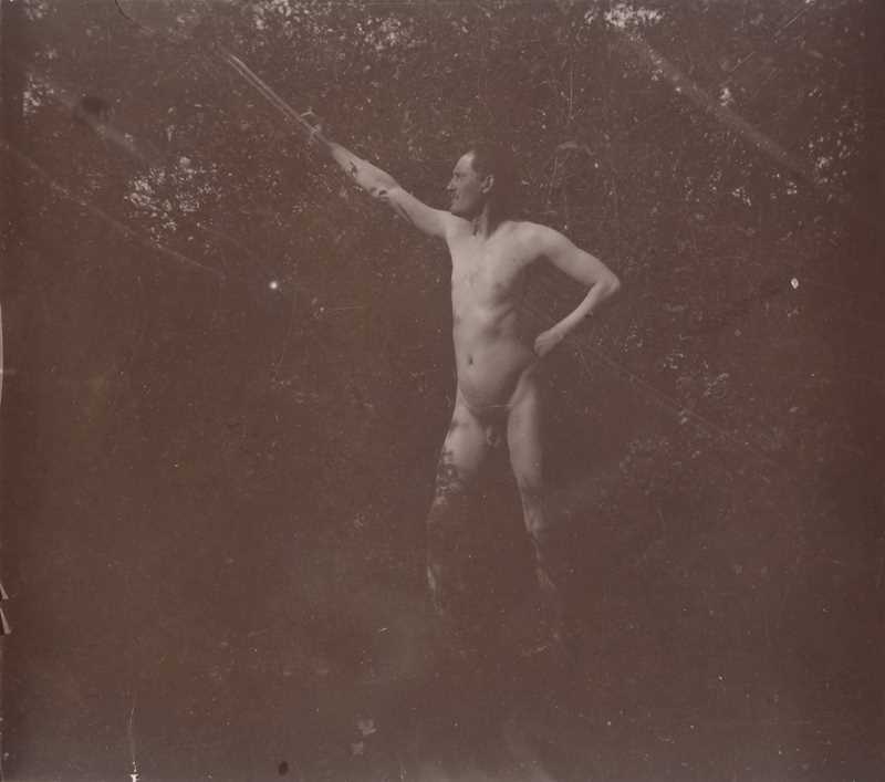 Edvard Munch: Edvard Munch nude. Collodion, 1903. Photo © Munchmuseet