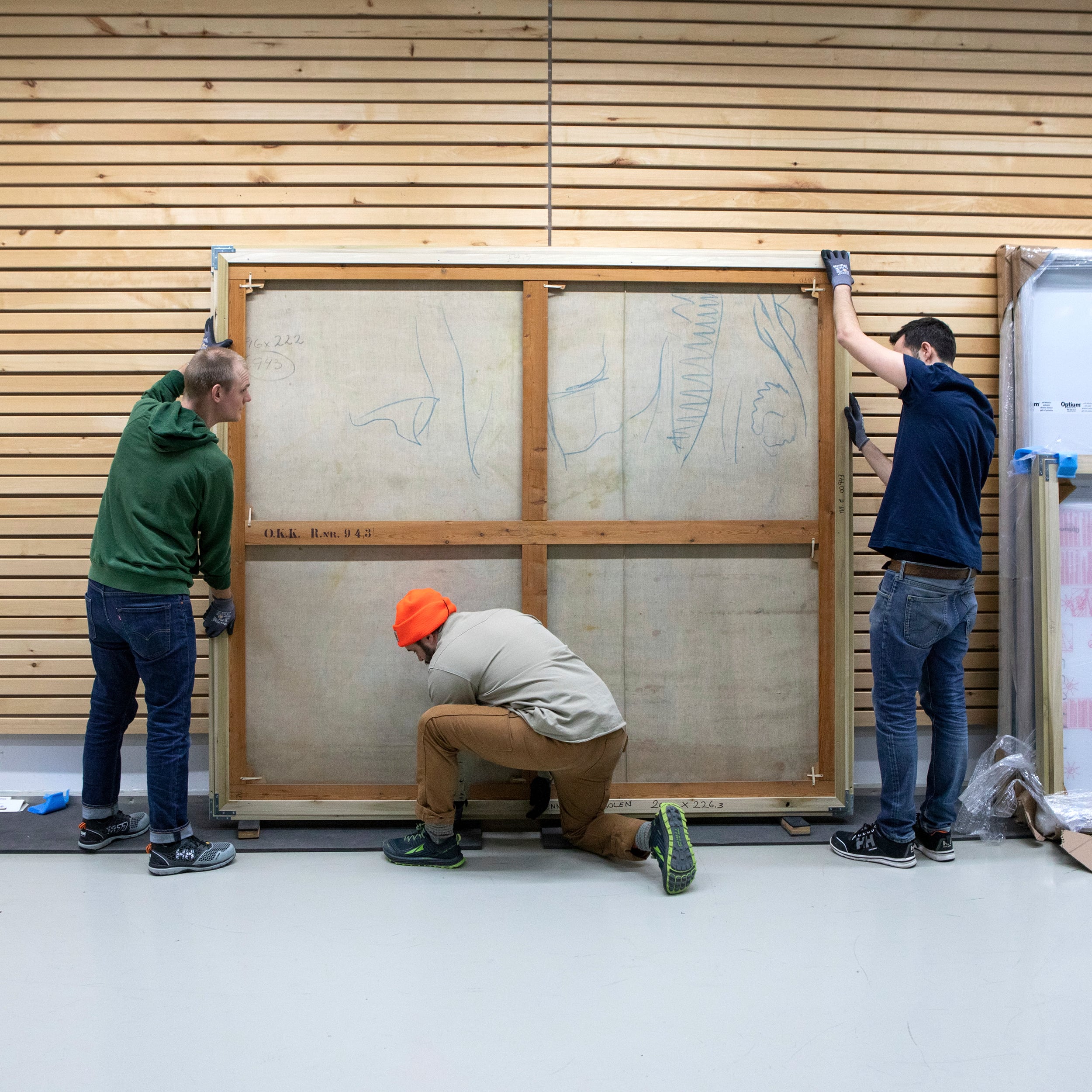 MUNCH pakker og flytter samlingen