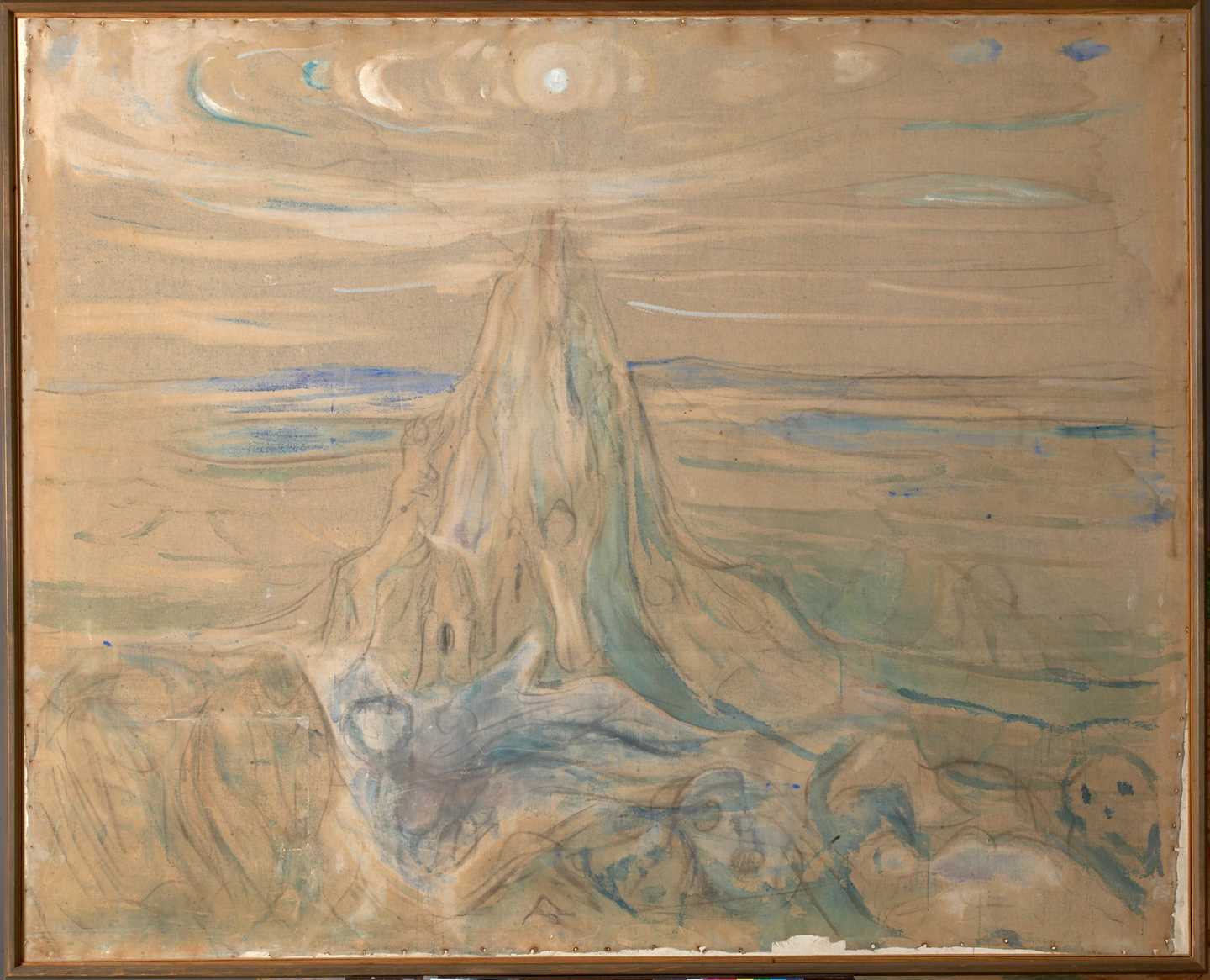 Edvard Munch: The Human Mountain. Oil on canvas, 1909. Photo © Munchmuseet