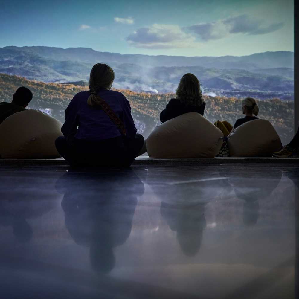 Installation view from Corpus Infinitum, Apr. 28th to Oct. 15th, 2023. MACBA Collection. Study Centre. MACBA Historical Fonds. © MACBA Museo de Arte Contemporáneo de Barcelona © Artwork: Arjuna Neuman, Denise Ferreira da Silva.Photo: Miquel Coll