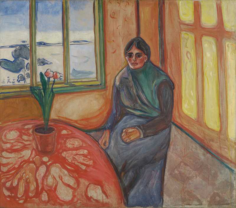 Edvard Munch: Melancholy. Oil on canvas, 1900–01. Photo © Munchmuseet
